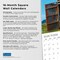 Outhouses | 2026 12 x 24 Inch (Hanging) Monthly Square Wall Calendar | Foil Stamped Cover